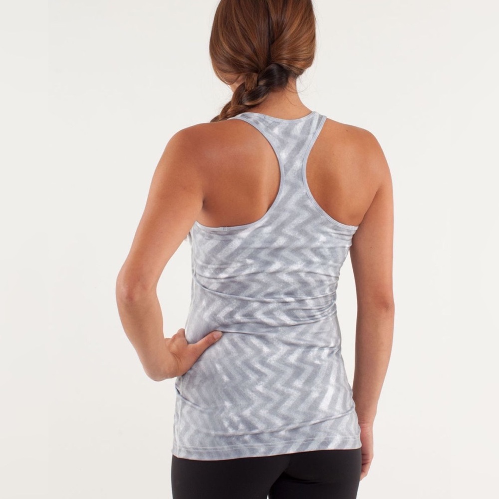 Lululemon | NWOT 🤍 Cool Racerback Blazer Fossil Athletic Tank - Picture 2 of 9